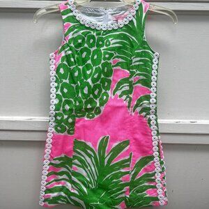 Lilly Pulitzer Kids Dress NWOT Green and Pink